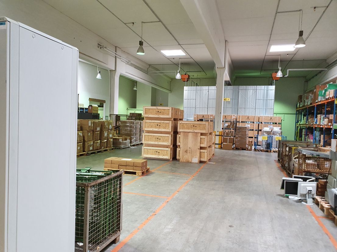 Hallenflächen mit Rampenandienung