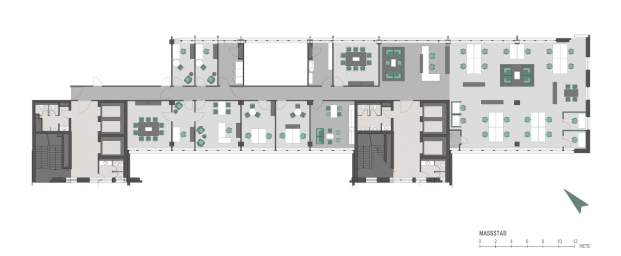 1.Obergeschoss ca. 540 m² 