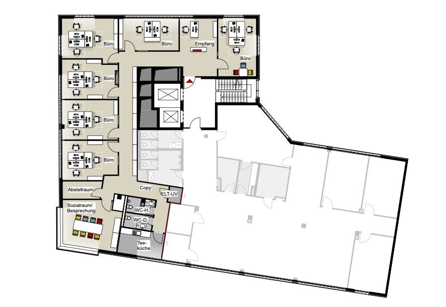 3.Obergeschoss ca. 305 m² 