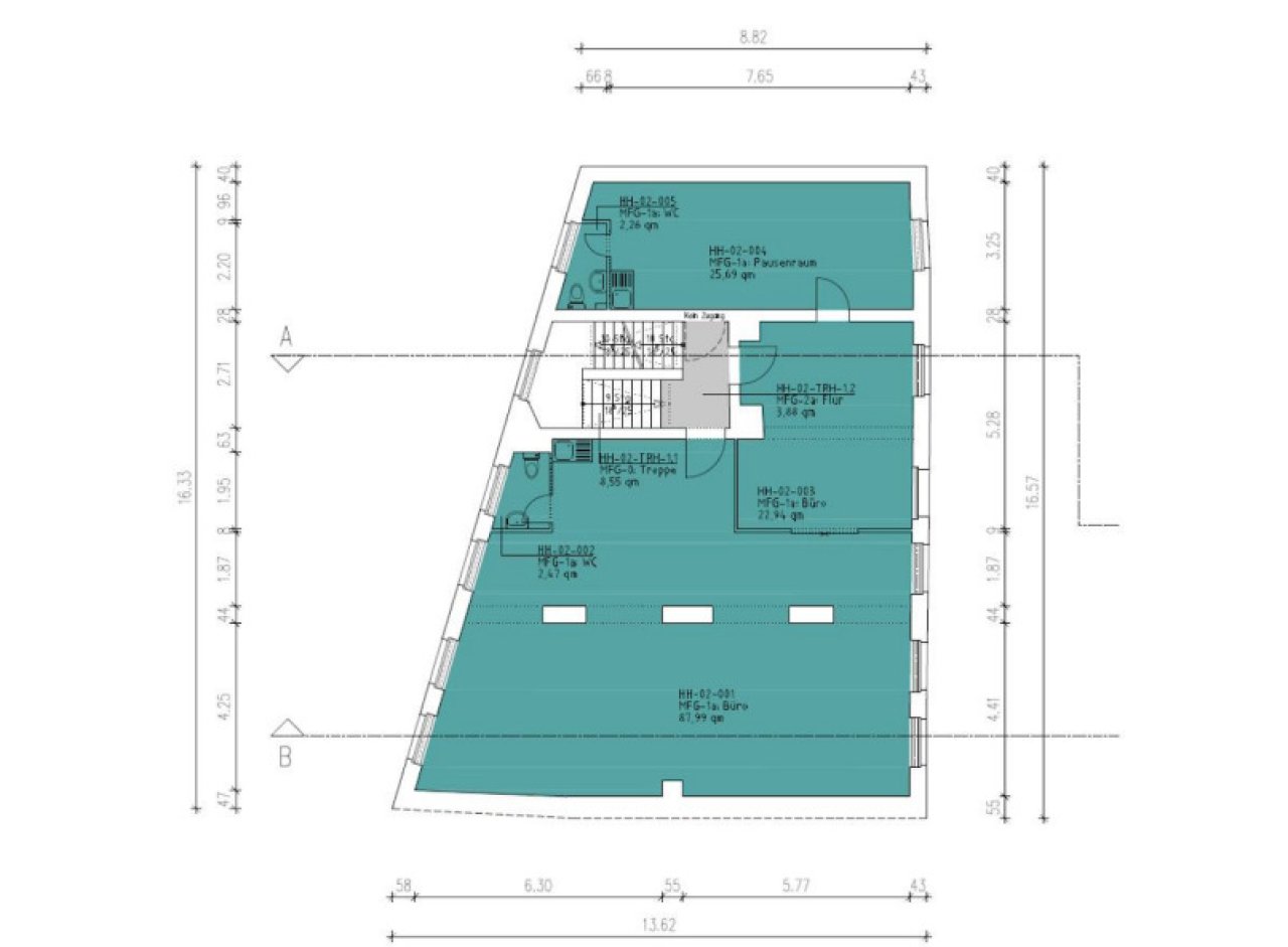 3.Obergeschoss ca. 140 m² 3.Obergeschoss ca. 140 m²