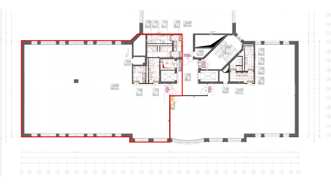 4. Obergeschoss mit ca. 297 m² 4. Obergeschoss mit ca. 297 m²