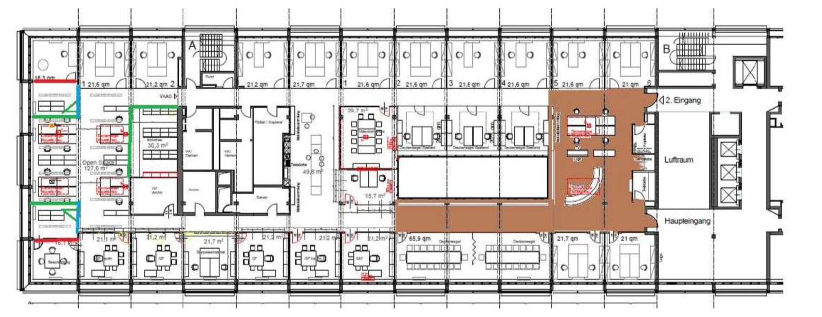 5.Obergeschoss Bauteil B 5.Obergeschoss Bauteil B