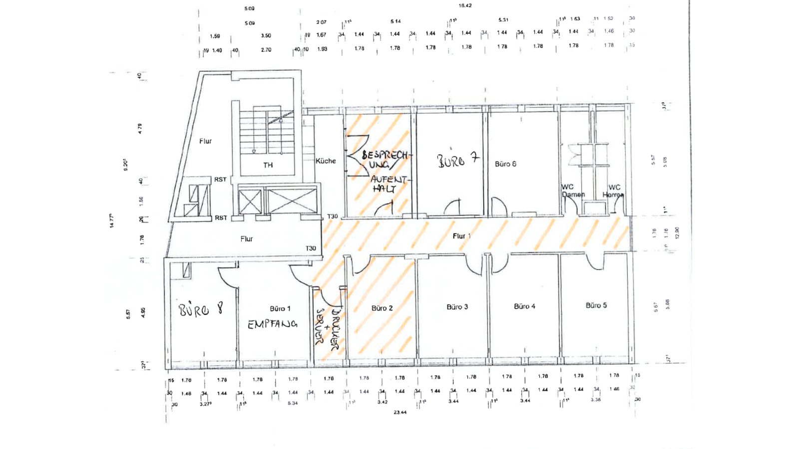 14. Obergeschoss mit ca. 247 m² 14. Obergeschoss mit ca. 247 m²