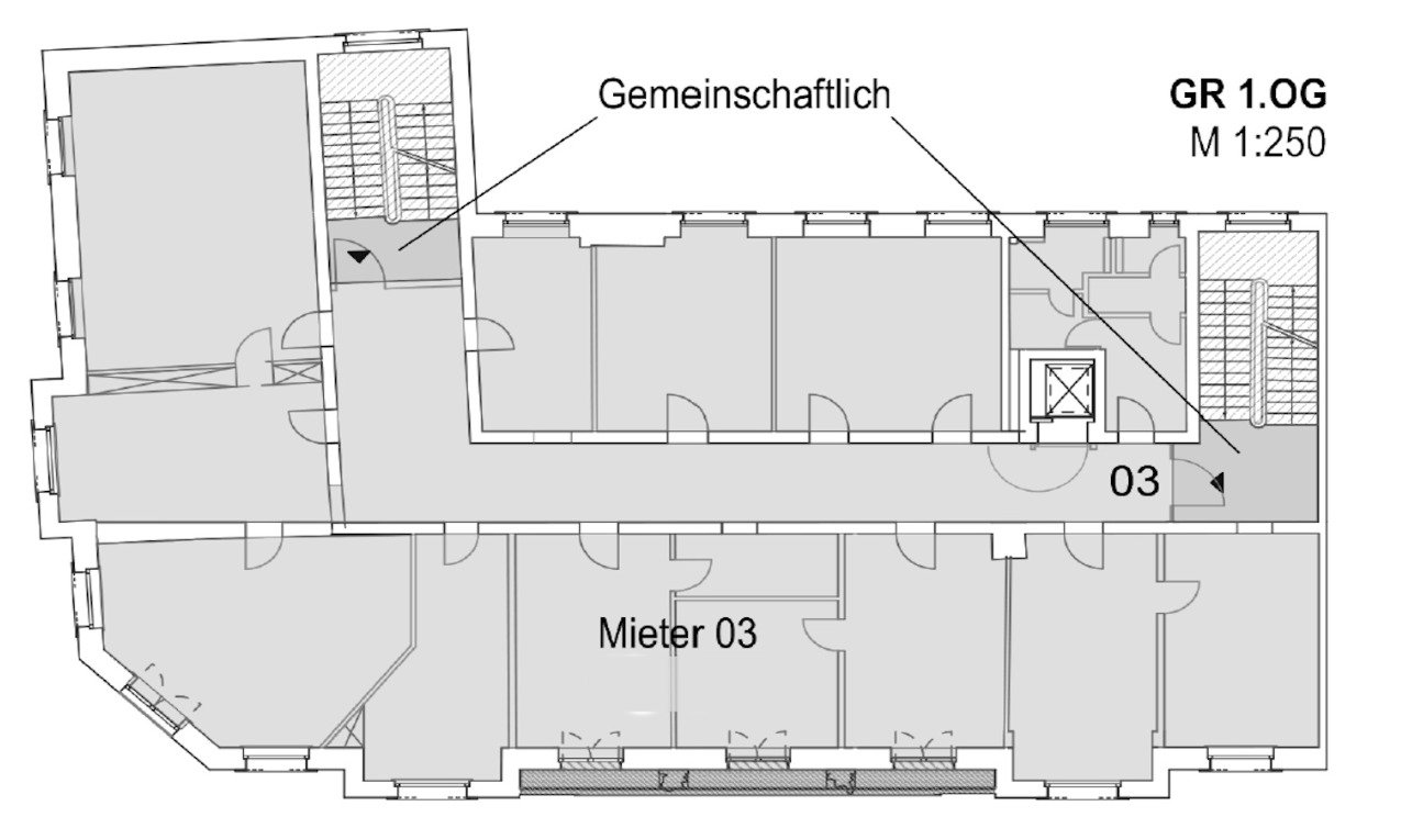 Repräsentative Bürofläche im revitalisierten Altbau