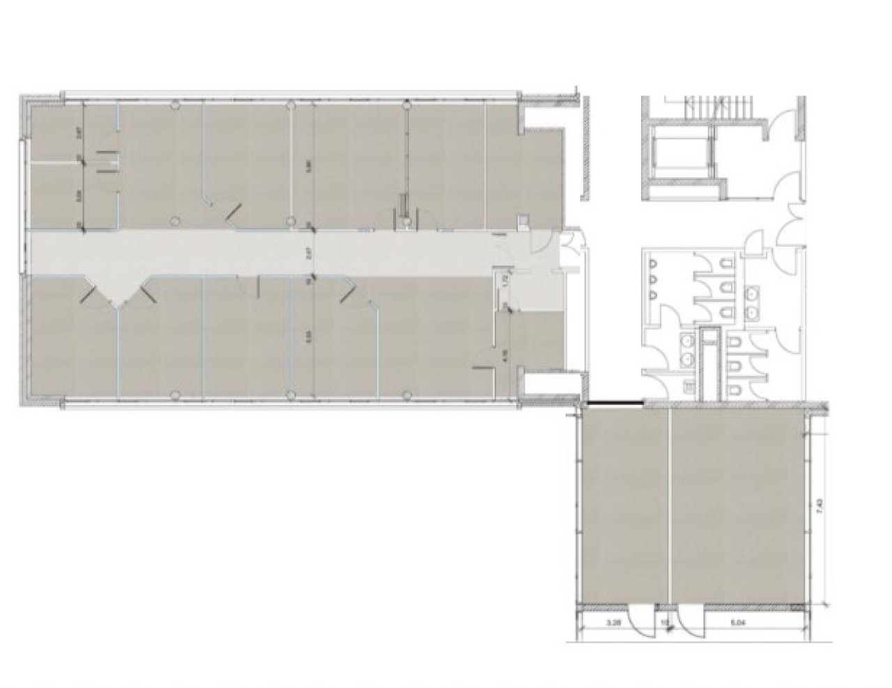 Bauteil B 5.OG ca. 438 m² 