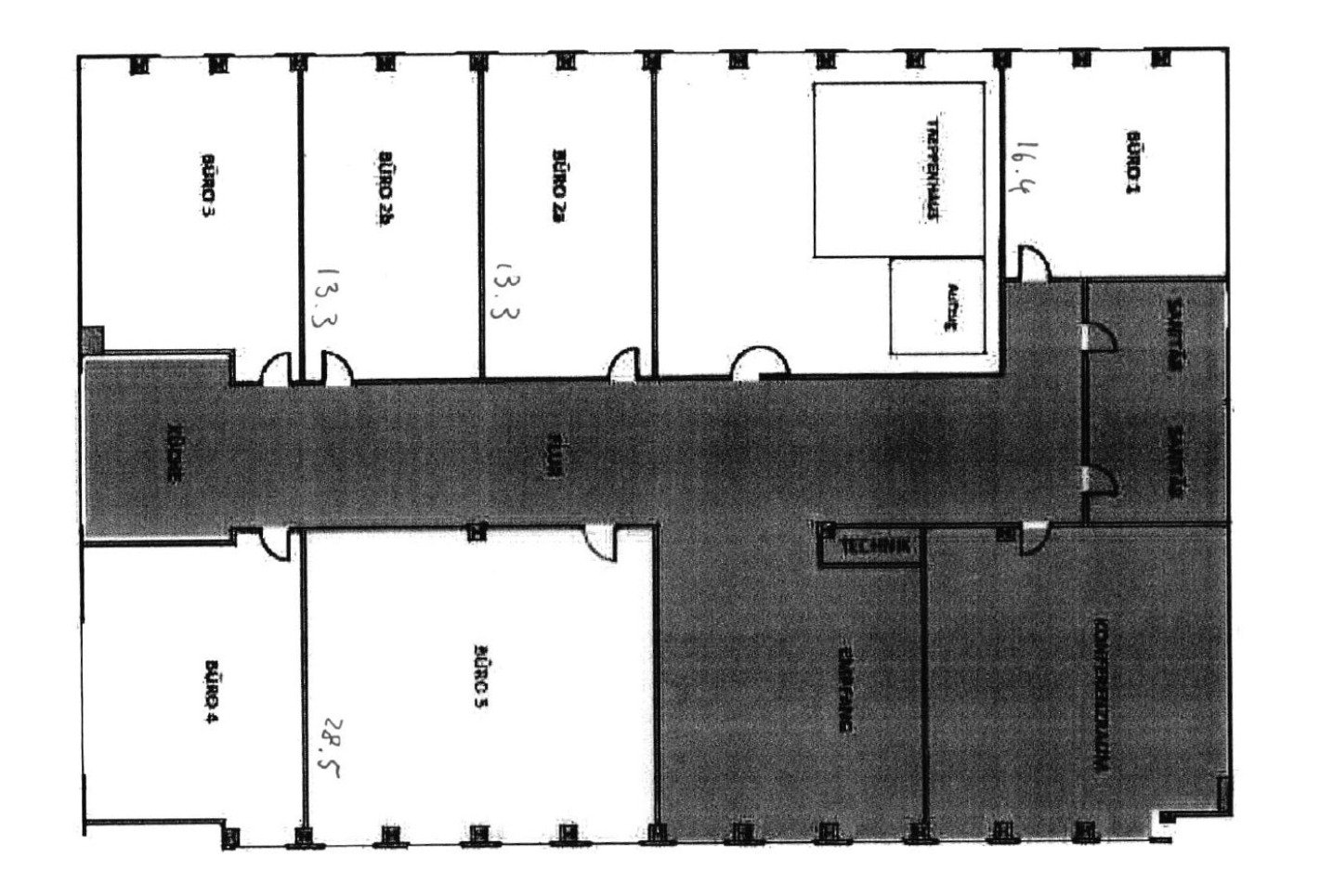Stilvolles Büro im Frankfurter Westend – 236 m² im 3. OG