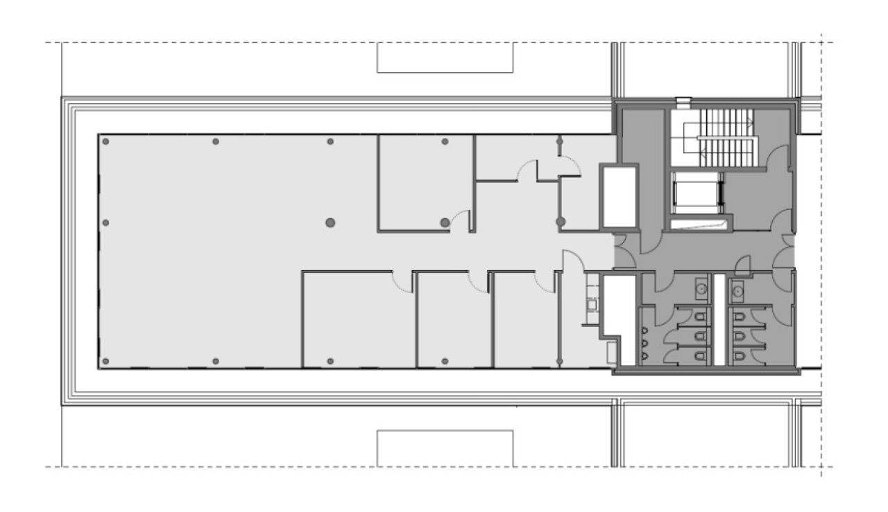 6.Obergeschoss ca. 288 m² 6.Obergeschoss ca. 288 m²