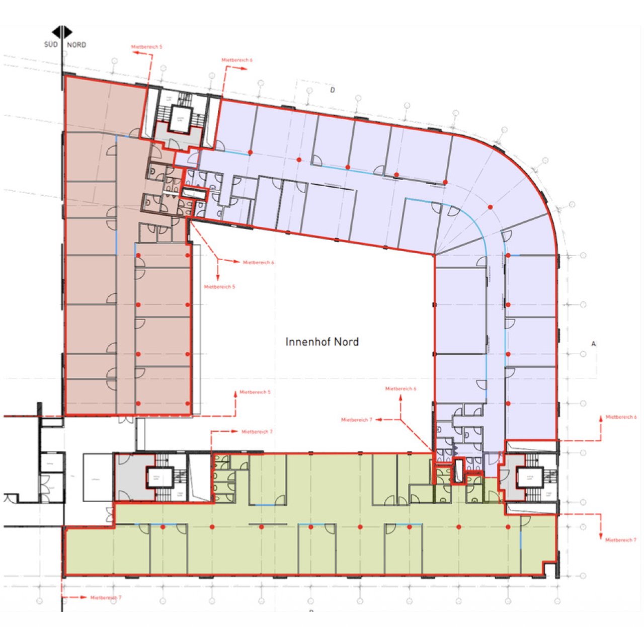 Regelgeschoss Bauteil Nord