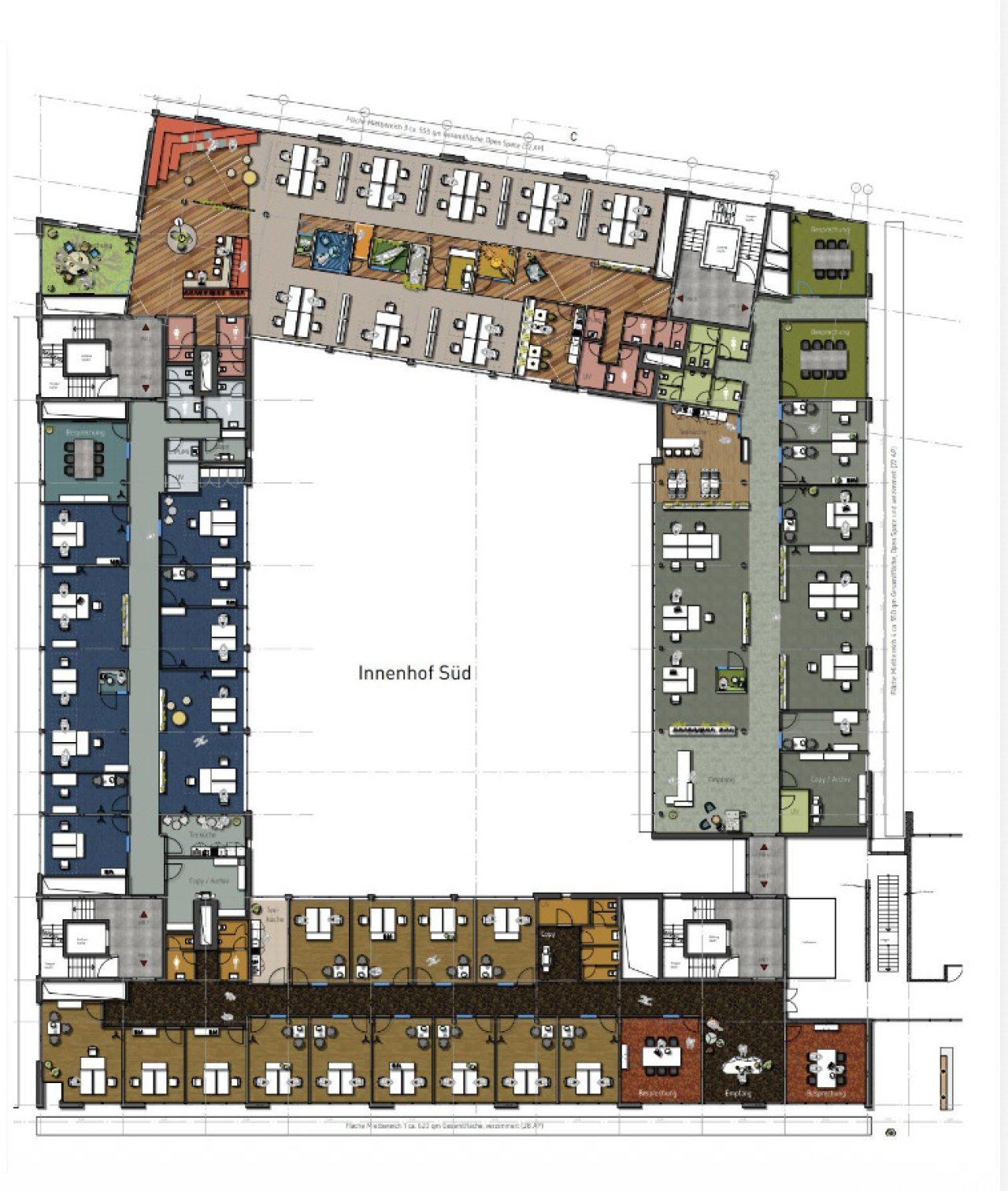 regelgeschoss Bauteil Süd