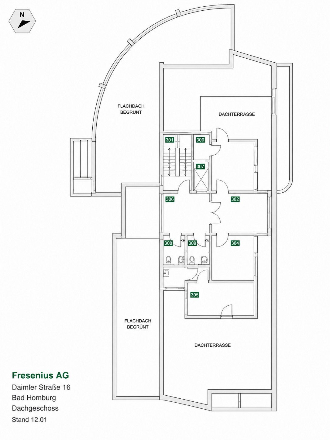 Entwicklungsobjekt in Bad Homburg – leerstehendes Bürogebäude mit vielseitigem Nutzungspotenzial
