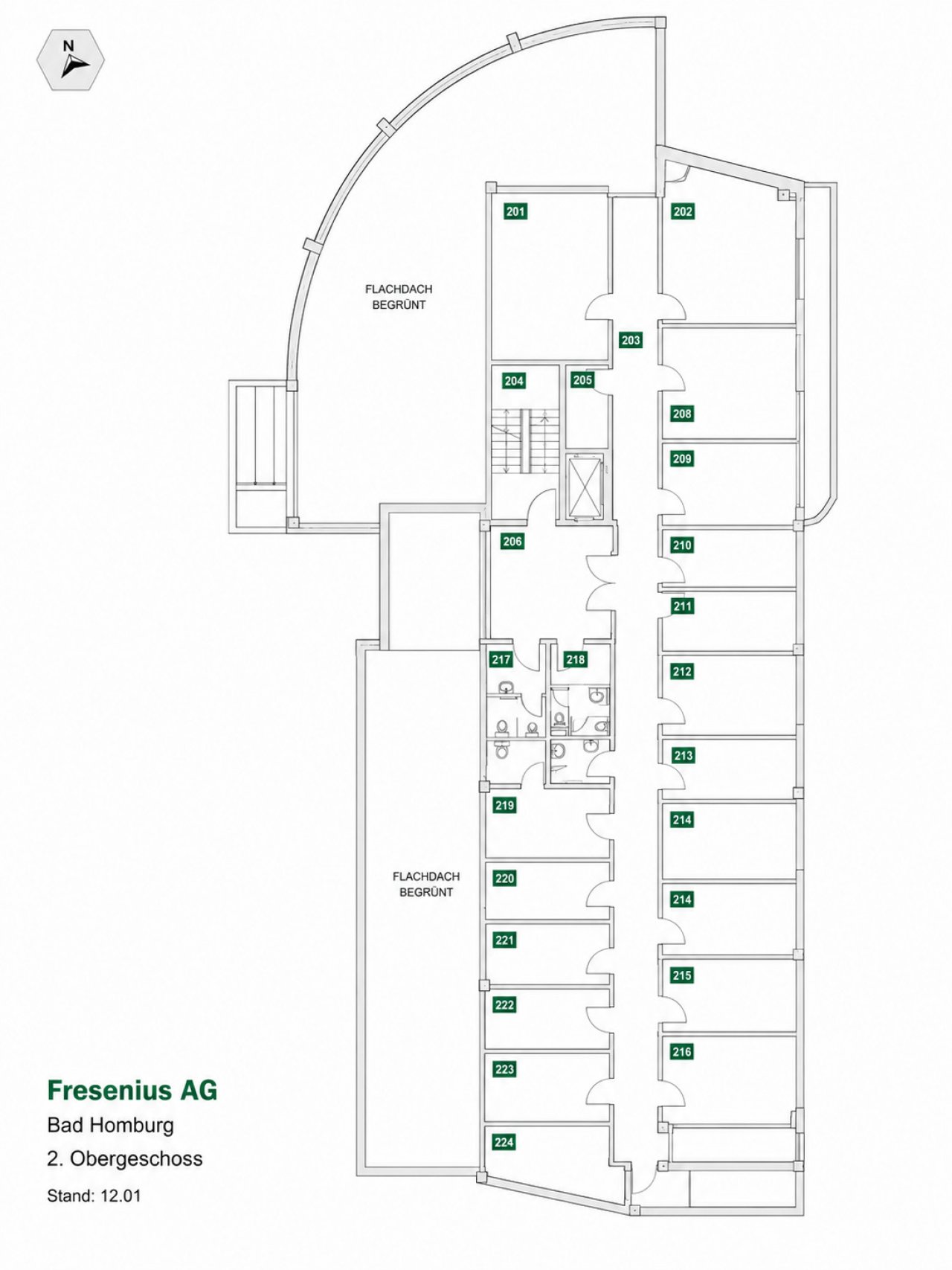 Optimally structured upper floor with efficient room distribution and central access area Optimally structured upper floor with efficient room distribution and central access area