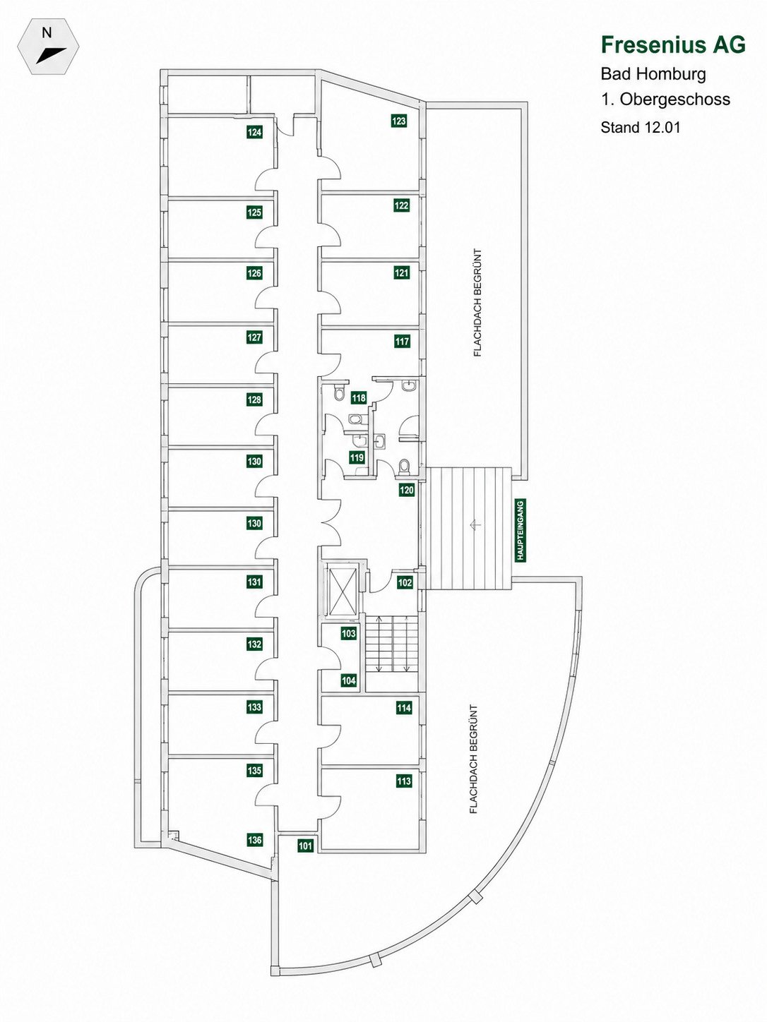 Efficient floor plan design with optimal zoning of office spaces and central access. Efficient floor plan design with optimal zoning of office spaces and central access.