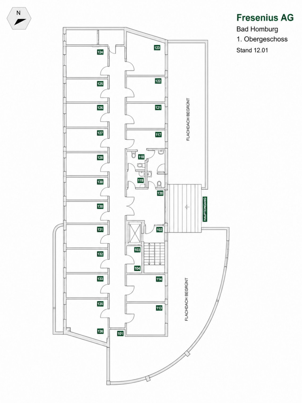Efficient floor plan design with optimal zoning of office spaces and central access. Efficient floor plan design with optimal zoning of office spaces and central access.